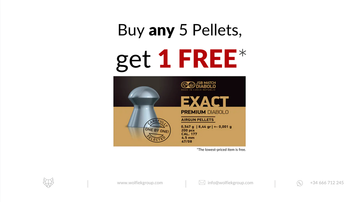 JSB Exact Premium Pellets · Cal .177 (4.5mm) · Weight: 0.55g (8.44gr)